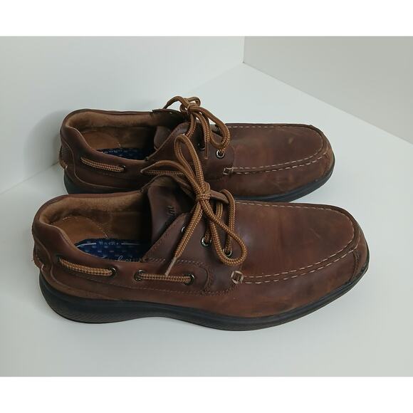 Florsheim Men’s Bayside STEEL TOE Work Shoes Sz 8 D Leather FS2326 - Picture 2 of 5